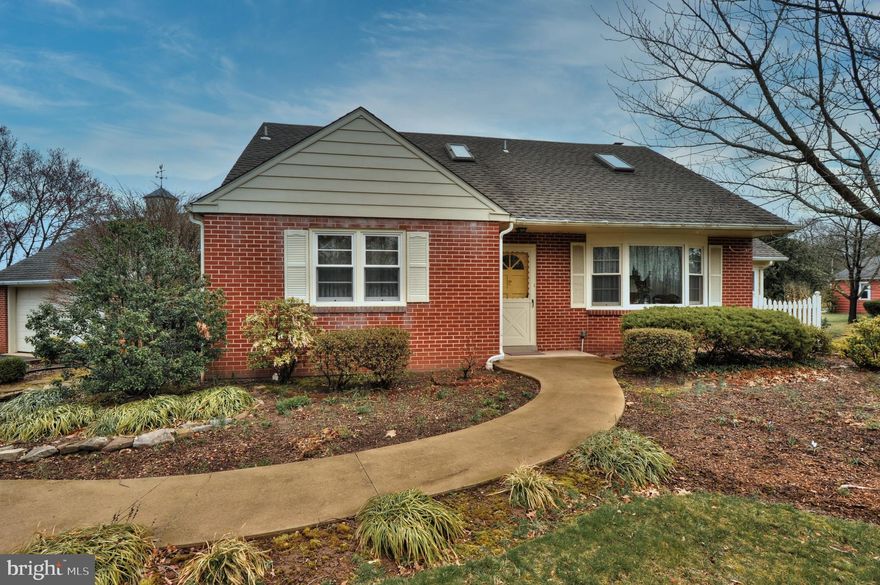 Meticulously maintained Cape home situated in Lower Salford Township.  Enjoy your summer outdoors and relaxing by the in ground pool!   The front door main entrance of the home brings you into the living room which boasts hardwood floors, bay window, and a coat closet.  While friends and family usually enter the side door closest to the two car garage.  This brings you into the Den which has a pellet stove,  built in hutch, and could also serve as a large mudroom.  The Kitchen features Corian counter tops, double sink, ceramic cook top stove, and loads of cabinet space.  The dining room has hardwood floors and exterior access to rear yard as well as french doors to the large four season sun room.   Enter the sun room and your eyes are drawn upwards to the beautiful cathedral ceilings.  The sun room features tile floor, ceiling fan, and sliders out to the rear deck, patio, & in ground pool.  Back inside the main bedroom with double closets, and a full hall bath complete the main floor.  At the top of the stairs you will find a lounge or office area that connects the two bedrooms as well as the full bathroom and cedar closet.  In the finished basement you will find a family room, another full bathroom, built in storage areas, laundry room with utility sink, and more storage plus exterior access through the garage.  This home is located in award winning Souderton Area School District and near the trail path that extends throughout the township.