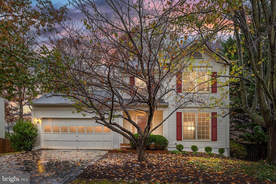 Location, location! Enjoy the convenience of being close to shops and restaurants while still maintaining a sense of privacy with a fully fenced yard that backs to trees. This 3 bed, 3 bath colonial features a traditional floor plan with hardwood flooring in the foyer, formal living room, formal dining room, kitchen with breakfast nook, and a second living room off the kitchen. Upstairs you will find all 3 bedrooms, with the primary bedroom featuring a cedar lined closet and spacious ensuite bath. The partially finished basement could easily be converted into a game room, theater, play room, etc.  The potential is endless, and this is your opportunity to purchase a home priced below market value.