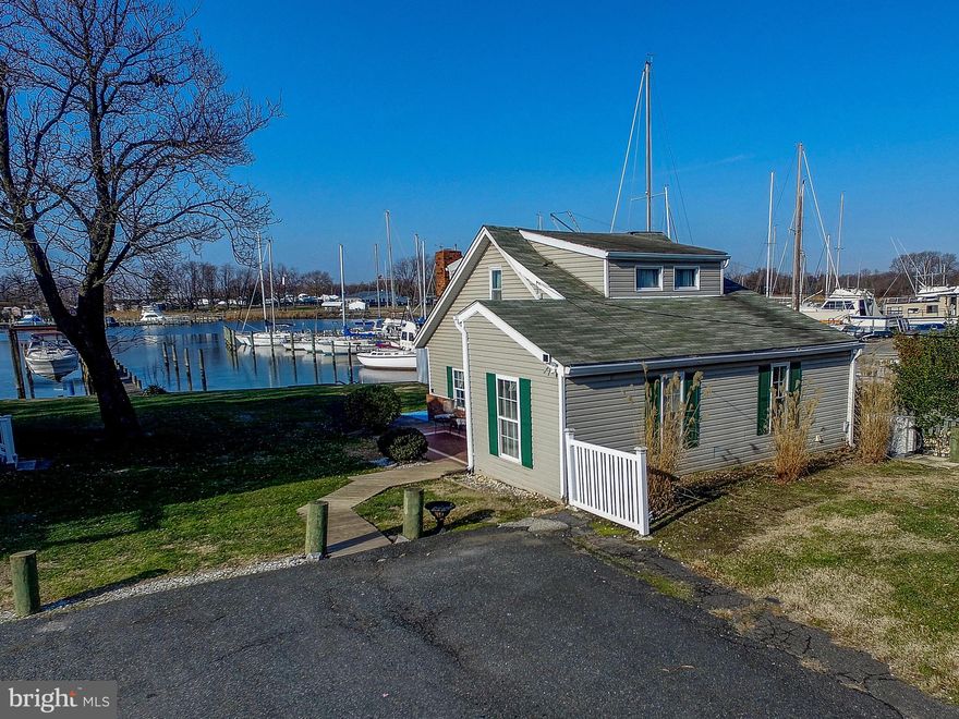 Wonderful, FURNISHED, waterfront cottage with waterviews and boat slip on the North Point Peninsula. Bring your boat, kayak, SUP, crab pots, fishing pole and enjoy the waterfront lifestyle and sunsets! Step out through French Doors onto wrap around patio overlooking Jones Creek, 14'x8' and 20'x8'. One slip available for tenant owned boat. Two parking spaces assigned. Desirable neighborhood of Chesapeake Terrace in Sparrows Point/Edgemere. Feel like you're away from it all but just minutes from 695, Tradepoint Atlantic, Key Bridge, Baltimore City Line.  Water bill included. Tenant pays electric bill with BG&E and internet service. Sorry, NO PETS ALLOWED. Non-Smokers Preferred. NO SMOKING ALLOWED IN COTTAGE.  King and Queen Beds upstairs; Queen Bed on Main Level Third Bedroom/Den.  Owners prefers min. 3 month lease; will consider shorter term lease for additional $/month. Efficient Mini-split heat pump system allows control of temperature in individual rooms heating/cooling. Full Size Washer & Dryer in Separate  Laundry Room, off Den.