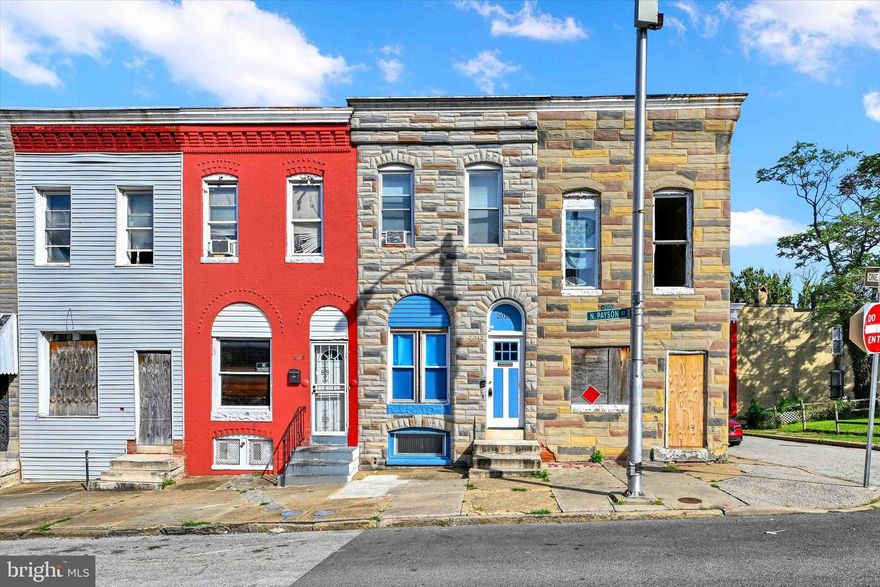 Welcome to this newly renovated home, offering a perfect blend of modern upgrades and classic charm of West Baltimore. This property has been thoughtfully updated with high-end finishes throughout. No detail has been overlooked in this complete home transformation. Some key features include its Elegant hardwood flooring throughout the main living areas, Beautiful granite countertops in the kitchen for both style and functionality, Unique exposed brick at the staircase adds character and charm. Lastly, a finished basement with Kitchenette. This is Ideal for an in-law suite, entertaining, or additional living space. Includes a kitchenette, washer/dryer, and a convenient exit door. Additional Features Pre-Wired for Cable & Security: Stay connected and secure with pre-wiring for cable in each room and a security system installed. Intercom System: A convenient intercom system between the primary bedroom and front door for added security and convenience. Smoke Detectors in Every Room: Safety is a priority with smoke detectors installed throughout the home. Customization Opportunity: The third bedroom provides a unique opportunity for you to choose your preferred flooring – either carpet or hardwood – to match your personal style. This home is truly turn-key, offering both comfort and convenience with modern amenities and thoughtful touches. Don't miss the chance to make this beautifully renovated house your new home! Schedule your showing today!
