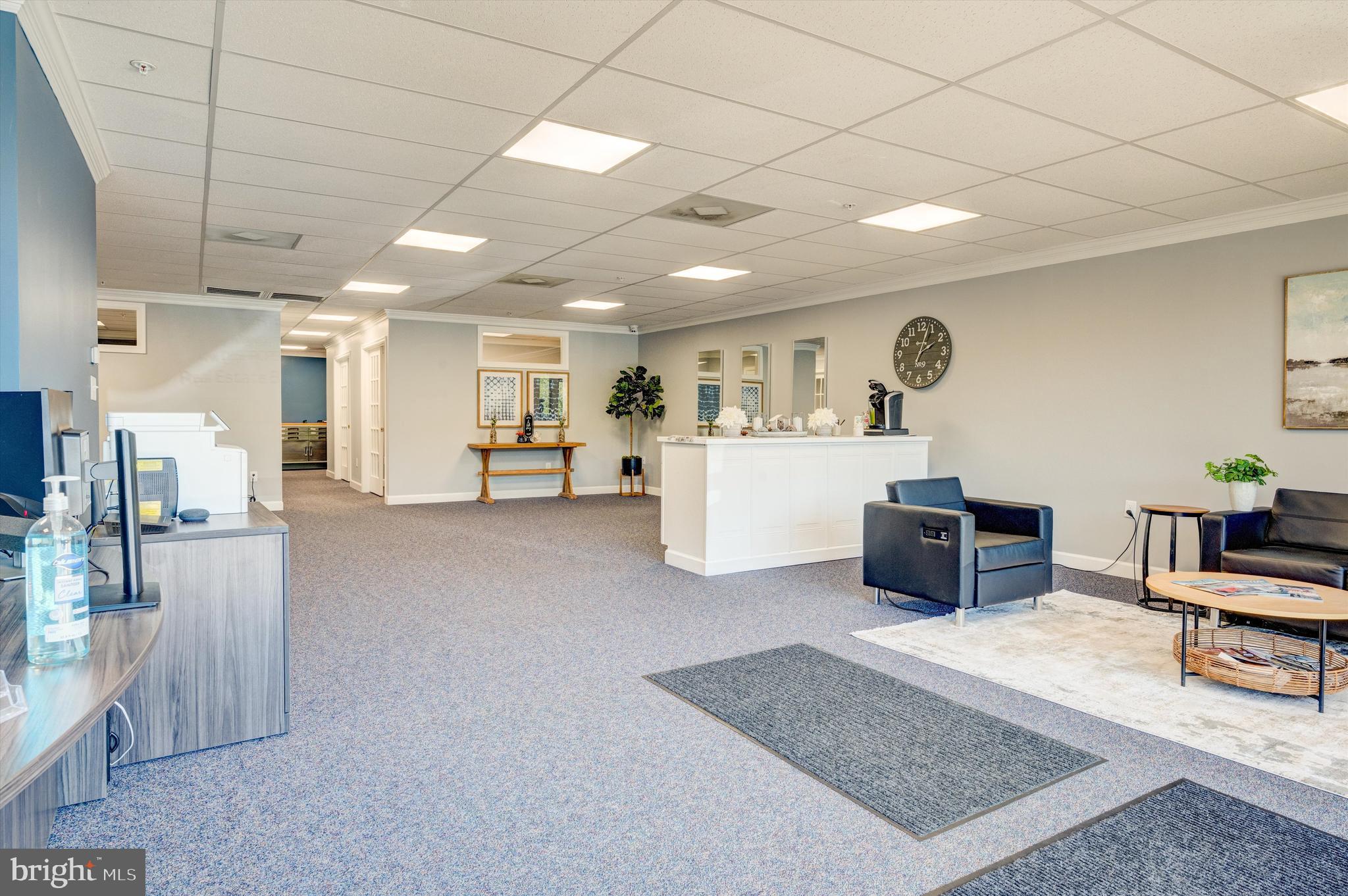 All-inclusive professional shared office space ready for you to move in, just bring your laptop. Suite 6 - 1,900 SF of all-inclusive shared office space - $900.00 per month for a single office (2 available) or $2,250.00 for entire shared suite with receptionist desk. Rent includes; Furnished office space (furniture included), Use of Reception Area, Restroom, Conference Room, Break Area, Wi-Fi, Wi-Fi Laser Printer, Electric, Heat, Air Conditioning, Water, Sewer, Property Taxes, Office cleaning and CAM. Other occupant is a Real Estate Broker & Property Management Company.