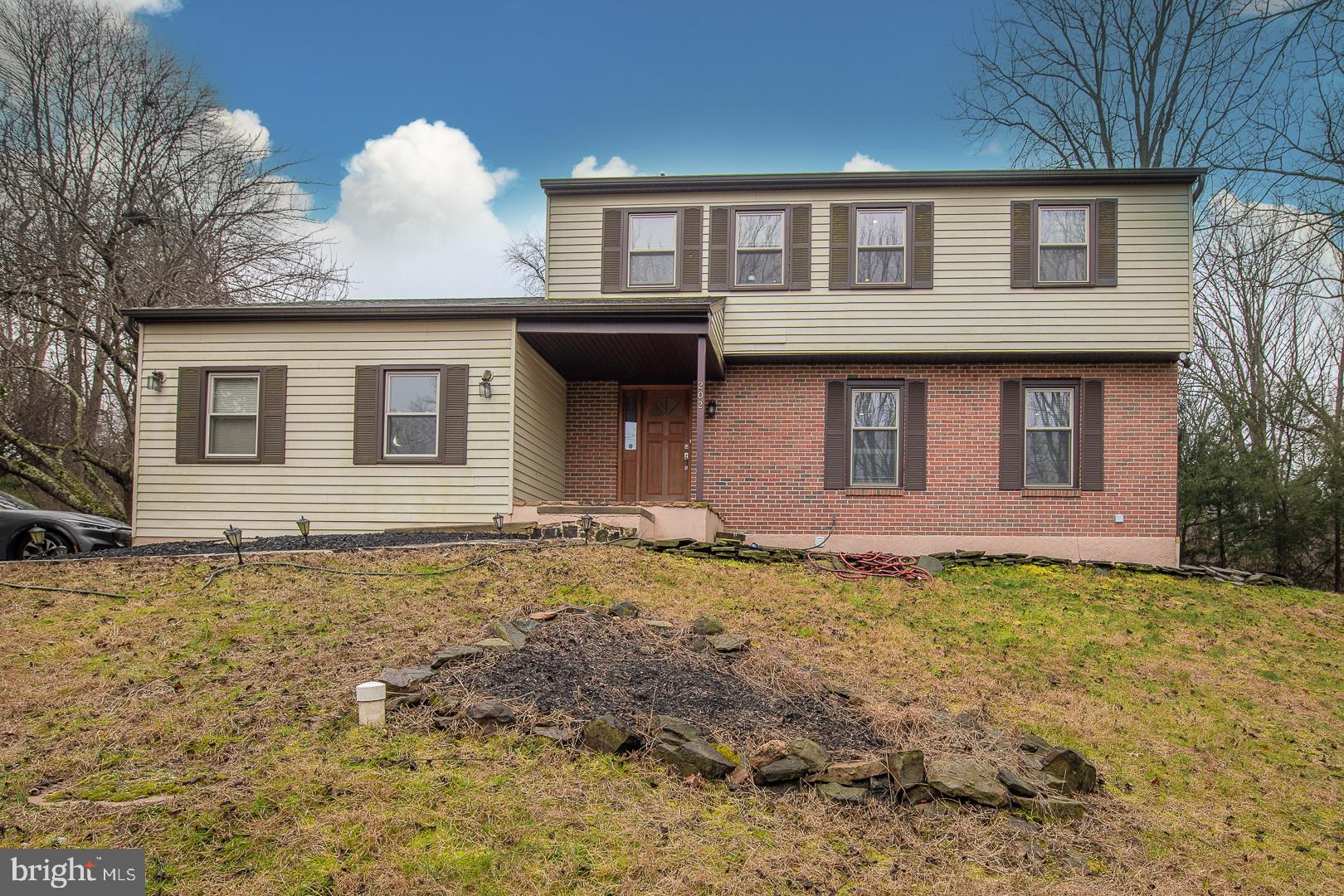 Seller says sell! Fantastic price improvement for this beautifully updated two story colonial in Unionville Chadds Ford School District. This home has so much to offer, sitting far off Baltimore Pike on 1.83 Acres. Walk in the front door to the entry Foyer, spacious Living Room on the right, flowing into the Dining Room which is off the large, eat-in Kitchen with bay window overlooking the patio and side yard. The Powder Room is off the Foyer. The Family Room with Fireplace steps down from the kitchen and has sliding glass doors to the large paver patio, perfect for spring through fall outdoor entertaining. On the 2nd floor is the main bedroom with walk-in closet, master bath and linen closet. There are 3 other bedrooms and an updated hall bath. There are hardwood floors throughout the first and 2nd floors. Baths are all ceramic tile. The newly finished basement has a full ceramic tile bath, recreation or exercise room, laundry area and separate office and storage. The garage is an oversized 1 car and there is a storage shed off the driveway. The grounds are beautiful and private with plenty of open space as well as specimen trees. Great location for shopping and dining, just minutes from Longwood Gardens and Kennett Square.