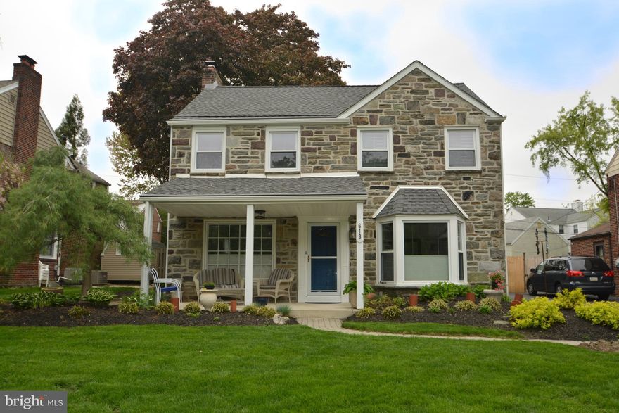 This beautiful move-in ready, 2-story colonial home has been completely updated in the last 5 years and features 4 bedrooms, 2 1/2 bathrooms, a full finished basement, and great flow for living and entertaining. Home highlights include a front entrance with a covered patio, a stunning living room with a gas fireplace; large dining room with a bay window; new kitchen with granite countertops and stainless steel appliances, a breakfast room with skylights and a radiant heated floor; 1st floor family room; powder room and a main floor laundry room! The second-floor master bedroom is spacious and has a stunning new bathroom with a stall shower. 3 additional bedrooms, a newly remodeled hall bath, and an extra-large linen closet complete the second floor. The finished basement has a large recreational area (currently being used as an office) with a radiant heated floor and has a generous storage room. For outdoor enjoyment, there are 2 covered patios, plus a tranquil, private backyard complete with fencing, fountains and great landscaping. Located in the award-winning Lower Merion school district, this home is located close to shopping, restaurants, public transportation, and Center City.  Less than a block from the coveted South Ardmore Park, you will also enjoy the playgrounds, tennis courts, ball fields, and walking paths.