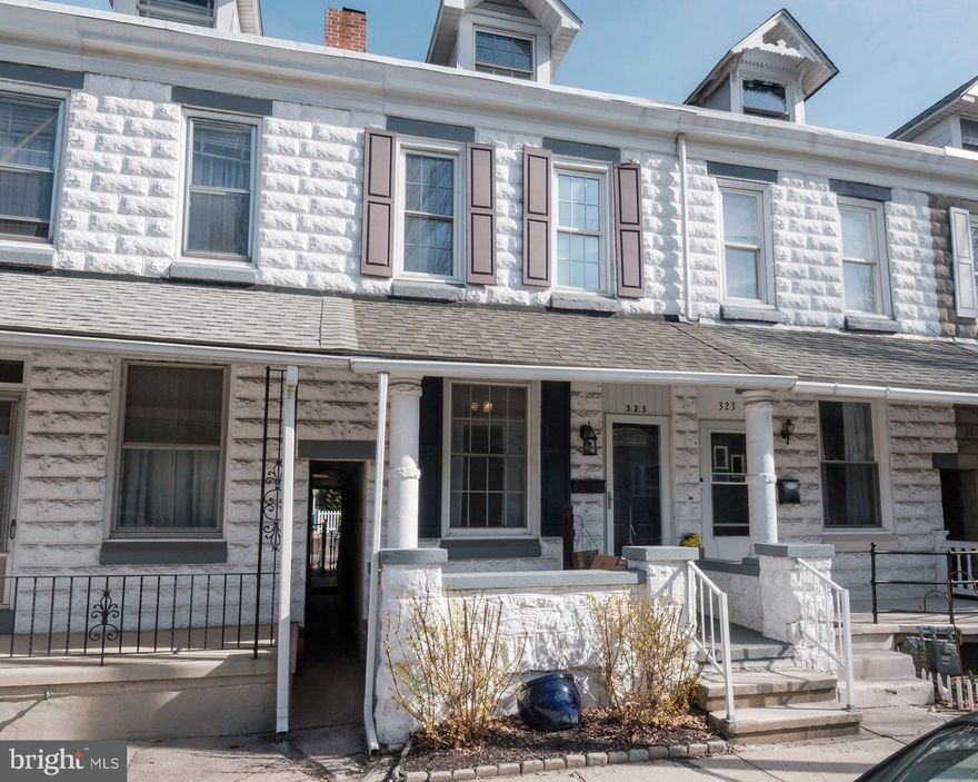 Affordable home in West Reading/Wyomissing Schools.  This home is updated with modern kitchen and bath. Other features include replacement windows, mini-splits for summer cooling and winter heating, with oil heat as back-up for colder weather, and hard surface flooring on all three levels. Enjoy fall evenings dining outside on your patio. Walk to local restaurants, Pubs, and unique shops on the Ave. Never fight for a parking space at West Reading's special events. This home has off street parking for one car and is located far enough from the avenue to find street parking for a second car or guests. It is a good find for someone looking for simple living or who wants to add to their portfolio.  There is one private bedroom on the second floor and one private bedroom on the third floor. You have to walk through the office to get to the bathroom. The listing agent is the co-owner of the property.