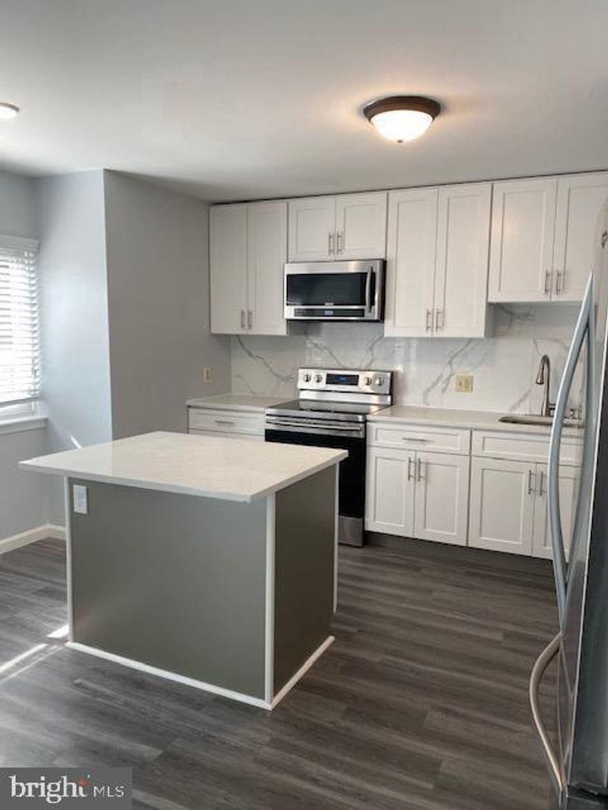 Conveniently located close to all shopping, transportation, schools & more!  This newly renovated 4BR/3.5 BA home is offering over 2000sf of living space in a friendly neighborhood.  Upon entry you will notice the modern & updated kitchen w/ SS appliances, island space, granite & fantastic pantry.  Updated bathrooms compliment the home for added convenience.   French doors in the connecting dining room area lends natural lighting ambiance.  The large living room w/ oversized windows, fireplace & skylights provide even more sunshine.  The upper level has 3 nicely appointed rooms, a primary en-suite w/ updated bath & walk in closet.  The finished lower level offers a full bath, add'l bedroom & a bonus room w/ fireplace.  The massive deck off the dining room will be appreciated for entertaining BBQs + fenced in yard w/ shed.  Owner is providing a home warranty so all will be covered if needed.  Min credit score of 620, no pets & utilize the online $40 application through Rent Spree, info provided in documents w/ link & QR code.