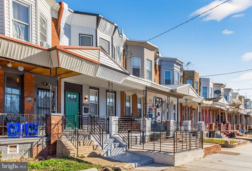 Charming Fully Renovated Home in Prime Location! Nestled on a quiet block just minutes from major shopping centers, transportation, and schools, this beautifully rehabbed home offers both comfort and convenience. You'll be just under 2 minutes from the Philadelphia Blue Line and multiple bus stops, with reputable schools and high schools nearby and Hospital within walking distance—ideal for commuters, students, and professionals alike. Inside, the home has been thoughtfully updated with new plumbing and electrical systems. A brand-new central HVAC unit provides efficient heating and cooling throughout the home, while an energy-saving wall electric heater in the basement's second bathroom adds extra comfort and convenience. The first floor also features a stylish half bath and LED lighting fixtures with low-consumption bulbs throughout for modern efficiency. The heart of the home is the spacious kitchen, complete with massive countertops, stainless steel appliances, and a layout perfect for cooking and entertaining. The home also offers washer/dryer hookups, a new decorative stair handrail, and generous closet space in all bedrooms. Enjoy outdoor living with your private backyard, perfect for barbecues, and relax or entertain guests on the covered front porch. This well-kept and cozy home is a rare find in such a central and connected location—don’t miss the opportunity to make it yours!