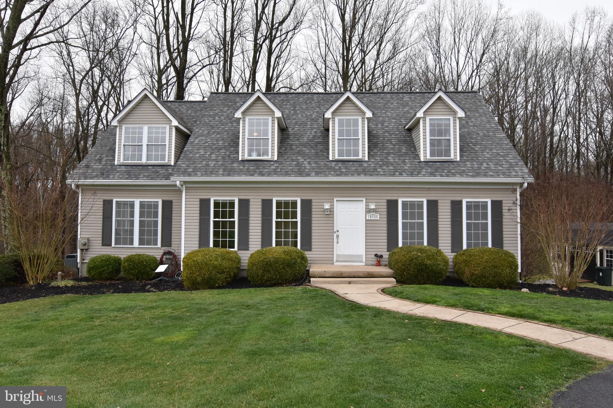 Surrounded by nature, this beautiful and spacious 5 bedroom and 3 full bath home sits on 3+ acres of land.
You can take advantage of the side mud room entrance leaving your guest to be welcomed by the grand foyer and gleaming hardwood floors. An abundance of natural lighting shines thru the entire home. First floor bedroom has private access to the main full bath. Main level offers a HUGE eat in gourment kitchen with kitchen island with stove top and stainless steel appliances, Upper level with 4 bedrooms, primary bedroom with primary bath, double closets and hardwood floors. Lower level is waiting for your finishing touches...walk out the lower level thru one of the 3 sliding doors, unwind and relax in the hot tub and enjoy the serenity of all that nature has to offer.