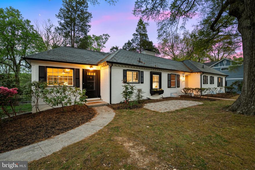 The Ultimate Kensington Estate—where nature, privacy, and unmatched convenience converge in the highly desirable Rock Creek Hills community. Beautifully renovated home with the first-floor primary en-suite you always wanted. There are 3 bedrooms and 2 full bathrooms on the main level. You have separate large living and dining room areas. What a striking fireplace and picture window view to your large backyard in your living area. The dining area leads to a great sunroom/bonus room that offers flexibility for your lifestyle. Your private driveway leads to a large 2 car garage and a separate entrance to the above-ground lower level. Sunlit lower level has another 3 bedrooms and 1 full bath, perfect for today's multigenerational family or and au pair suite. Set on an expansive 0.56-acre (24,000+ sq. ft.) level lot, this exceptional property offers direct access to Rock Creek Park, placing miles of scenic trails, fitness stations, and the iconic Beach Drive bike paths right at your doorstep—perfect for cycling, running, or walking all the way into Washington, DC. Enjoy the unique benefit of weekend road closures along Beach Drive, creating a peaceful, park-like setting for the community. Raymoor Road is not a through street, so it has very limited traffic.  Ideally located just 0.6 miles to Silver Creek Middle School, 1.7 miles to Forest Glen Metro Station (Red Line), and 1.3 miles to the Town of Kensington Safeway and MARC Train Station, this home also provides close proximity to major employment hubs including NIH (National Institutes of Health), Walter Reed National Military Medical Center, and Naval Medical, with easy access to Union Station and Capitol Hill via the MARC.

Inside, the home is thoughtfully designed for modern living and multi-generational flexibility, featuring all brand-new appliances, a 220V electric vehicle charger in the garage, and separate washer and dryer units on both the upper and lower levels. The fully finished lower level includes a private entrance and functions perfectly as an in-law suite or separate living space with a kitchenette. Additional infrastructure includes hot and cold water lines already installed in the attic for a future fourth bathroom or wash area. Major systems have been well maintained, including a water heater installed around 2017 and a durable 40 plus year architectural shingle roof replaced in 2017. Enjoy views of the iconic Kensington Mormon Temple while residing on a quiet, low-traffic street known for its mature trees and tranquil setting.

Blending small-town charm with big-city convenience, this home is moments from Old Town Kensington’s beloved Antique Row, local coffee shops, and vibrant Saturday Farmers Market, while also being a short drive to the renowned dining and shopping of Downtown Bethesda and Westfield Montgomery. Zoned for the highly regarded Montgomery County Public Schools, including the Bethesda-Chevy Chase (B-CC) High School cluster, this property offers not just a home, but a lifestyle—an extraordinary opportunity to own an all brick home on a wonderful lot with main level living potential, surrounded by nature yet seamlessly connected to the best of the DC metropolitan area.