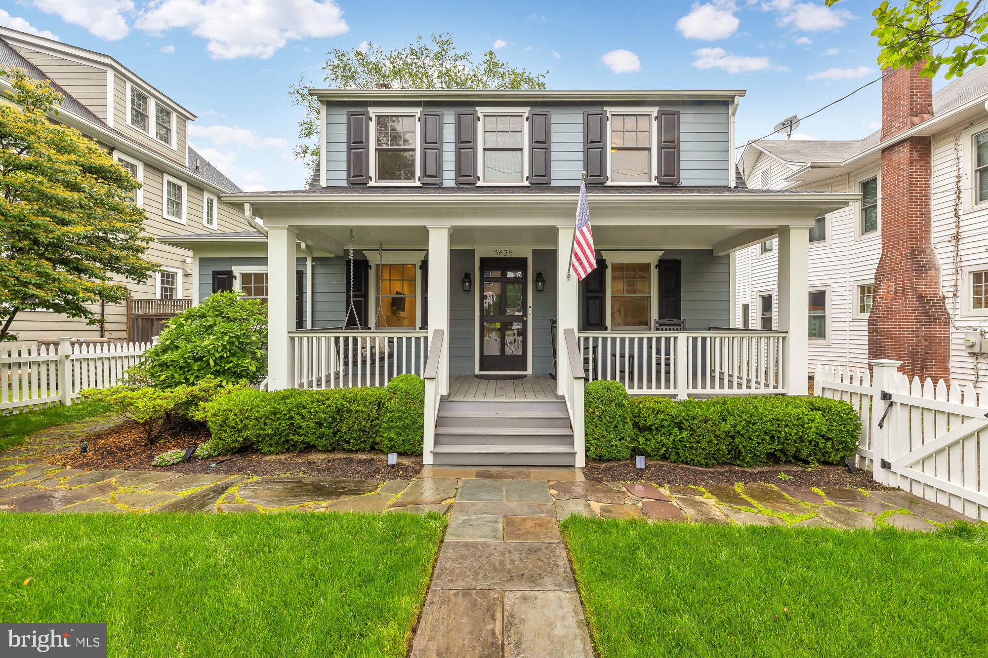 Join us Sunday 5/19 from 2-4pm, for a scoop from Carmen's while you tour 3625 Raymond Street!
Get ready to fall in love! Welcome to 3625 Raymond Street, nestled in the highly sought-after Chevy Chase Section 3 neighborhood.
The white picket fence lets you know you are home, and fully encloses the flat front and rear yards. The lush landscape features mature trees, and is the perfect backdrop for summer BBQs, playing catch, dining al fresco, and letting Fido run free.
Upon entering the home you are greeted by the sizable front porch, with a built-in swing that brings both character and warmth to the front of the home. The main level boasts a living room, featuring a cozy fireplace, built-in shelves, and picture windows overlooking the lush backyard with a beautiful stone patio, manicured yard, and oversized shed with skylights, solar fan and electricity. In the Spring the Yoshino Cherry Tree blooms are picturesque.
The well-appointed kitchen is a chef's delight, with abundant cabinetry, stainless steel appliances, and ample prep space, with an adjacent dining room that beckons for intimate gatherings. The main level is completed with a bedroom or office space, with a newly renovated ensuite bathroom.
Ascending the stairs, you'll find three bedrooms and a masterfully recreated full bathroom, adorned with striking tile and luxurious finishes such as the marble heated floors. The lower level provides the perfect recreation space, with custom built-ins, and a half bathroom. The laundry room with plentiful storage completes this floor.
Lovingly upgraded throughout and well maintained by the current owner for the last 5 years, this home presents a rare opportunity to move right in and create lasting memories in a cherished neighborhood.
Steps to the organic farmer’s market, the Shops at Brookville, the popular restaurant La Ferme, the Section 3 dog park, playground, and the highly-regarded CCUMC Preschool, which serves as a feeder to the stellar Chevy Chase public school cluster. Section 3 is known for its strong community and assortment of fun neighborhood activities, including: holiday parties, wine tastings, food truck nights, family festivals, and movie nights. Walkability, quiet setting, and eligibility for membership in the popular Chevy Chase Recreation Association Swim & Tennis Club (CCRA), make this the easy choice for today’s homebuyer.
Join us Sunday 5/19 from 2-4pm, for a scoop from Carmen's while you tour 3625 Raymond Street!