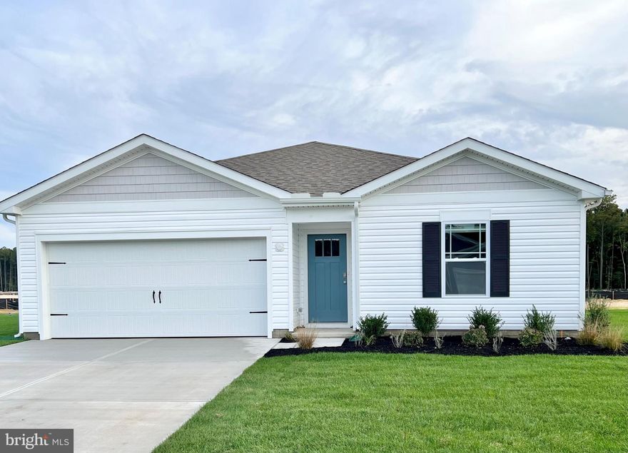 New home, under construction, the Freeport is an inviting 1,497 square foot ranch home that offers four bedrooms, two bathrooms and a two-car garage. As you enter the welcoming foyer the convenient coat closet is close by. Two secondary roomy bedrooms are located off the foyer and share a full bathroom. The owner's suite is privately tucked away from the great room and features a walk-in closet and a private, full bathroom. The oversized great room with abundant natural light is open to the kitchen, making an ideal space to entertain or spend time with family. The functional kitchen offers plenty of modern white cabinet space, stainless steel appliances, a sizeable island with room for seating and a pantry closet. The homes' fourth bedroom is positioned away from the other bedrooms providing the opportunity for a home office, hobby room or playroom. The laundry room, complete with a washer and dryer, is nestled near the two-garage. This home includes a white window treatment package and the exclusive D.R. Horton Smart Home® package giving you peace of mind living in your new home. Pictures, photographs, colors, features, and sizes are for illustration purposes only and will vary from the homes as built.