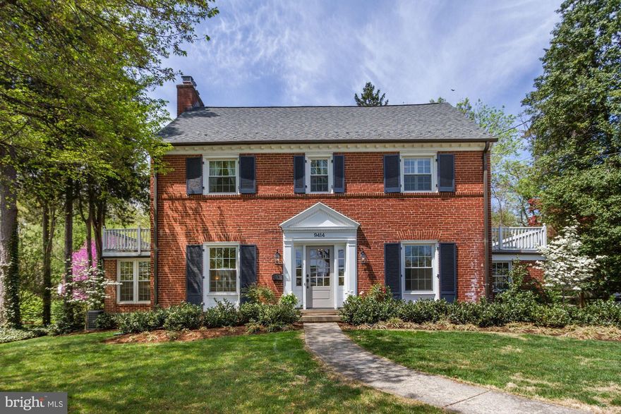 FANTASTIC NEW LISTING in sought-after Locust Hill Estates! Rarely available move-in ready 4BR/3.5BA that you have to see to believe! This classic red brick colonial is perched up high on one of the best lots in the neighborhood providing tons of natural light throughout the home, a large private driveway and a spacious backyard. Charm abounds in every room! Please click the virtual tour link for a high-tech 3D Tour! Locust Hill Estates offers a prime close-in Bethesda location with easy access to downtown Bethesda, NIH, Pike & Rose, and all of DC/MD/VA via 355, 495, 270 and Redline Metro. HURRY! THIS WON'T LAST LONG!