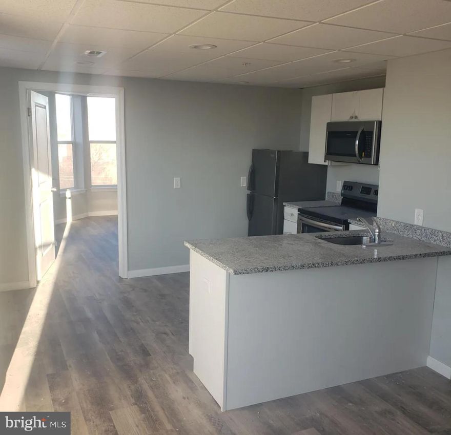 New apartment for rent. Elevator for easy access. Laundry on each floor. High efficiency central air and heat. Water, sewer, trash, and a storage room included in rent.