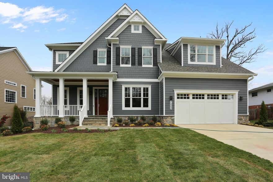 Spacious Arts & Crafts Colonial masterpiece, built by award-winning builder, Mid-Atlantic Custom Builders. Three fin levels, 5BR, 6BA, chefs kitchen, butlers pantry, mud rm, family rm, 2-car garage, lrg rear deck, owners suite with his & hers WIC, spa BA. 2nd flr hw/study area, laundry rm, finished lwr lvl incl 5th BR, FB, rec rm, media rm, exercise rm. Part of the Whitman HS Cluster.