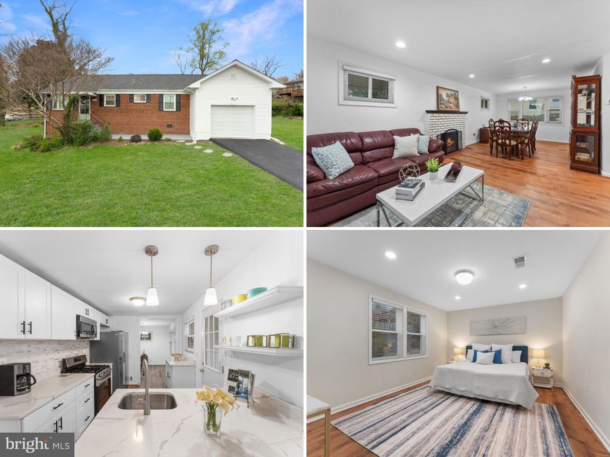 Your Dream Rambler Awaits in Convenient Falls Church! Fall in love with this renovated 3-bedroom, 2-bathroom rambler at 2741 Woodley Pl. This home has been thoughtfully transformed with a substantial new addition (approximately 450 sq ft), seamlessly blending classic charm with modern living. Imagine stepping onto beautiful hardwood floors that flow throughout the entire home. Retreat to your spacious new master bedroom, complete with a desirable walk-in closet and a stylish newly built bathroom. The heart of the home is the stunning new kitchen, perfect for culinary enthusiasts. Enjoy outdoor living on the new deck, overlooking a private, fully fenced backyard enhanced by newly planted trees. This home offers worry-free living with a brand-new HVAC system and elegant recessed lighting. The convenience of this location is unparalleled, providing quick access to major commuter routes including I-495, I-66, Route 50, and Route 29, placing the shopping, dining, and entertainment of Tysons Corner just 10 minutes away. This meticulously updated home offers the perfect blend of comfort, style, and convenience. Schedule your showing today!

UPDATES:

Roof 2024
HVAC 2023
Floors 2023
Windows 2024
Kitchen Remodel 2024
New Primary Suite 2024
Appliances 2022-2023