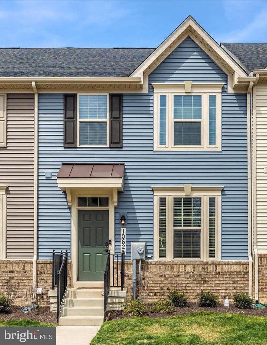 Welcome to this stunning 3-bedroom, 2.5-bath townhome, built in 2021, offers modern elegance and thoughtful upgrades throughout. The open-concept main level is a perfect space for entertaining, featuring a spacious living area, a gourmet kitchen with stainless steel appliances, an oversized island with seating, and upgraded cabinetry for ample storage. Large windows flood the space with natural light, while the backyard provides picturesque views and a tranquil spot to unwind. Upstairs, the cozy yet functional layout includes three generously sized bedrooms, including a luxurious primary suite with a walk-in closet and spa-like ensuite boasting a tiled shower and dual sinks. Two additional bedrooms share an upgraded full bath, completing the upper level. The fully finished basement adds extra living space with a large recreation area, ideal for hosting movie nights or game days, and a flexible bonus room that can be used as a home office, gym, or playroom. Situated in a vibrant community, residents enjoy access to a scenic lake, a beach area, walking and biking trails, a pool, playgrounds, and more. Conveniently located near shopping, dining, and commuter routes, this home is the perfect blend of comfort, style, and lifestyle convenience. Don’t miss your chance to make it yours!