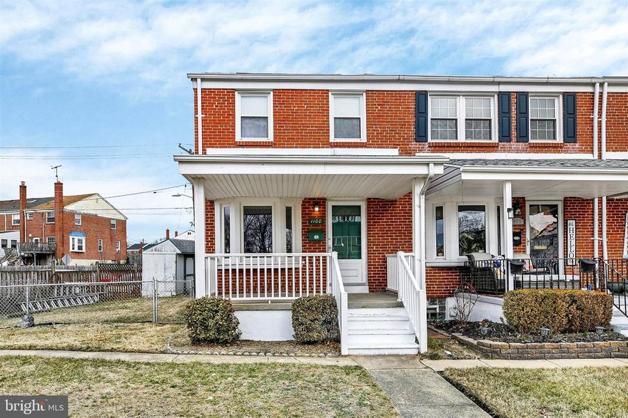 Welcome to 1100 N Marlyn Ave in Essex — a beautifully refreshed 3-bedroom, 1-bath end-unit townhome offering space, convenience, and value. The main and upper levels feature refinished hardwood floors and fresh paint, creating a bright and inviting feel throughout. As an end unit, the home enjoys additional yard space and natural light, providing extra outdoor flexibility that’s hard to find. Conveniently located with easy access to major highways, shopping, dining, and everyday amenities, this home is ideal for commuters and anyone seeking low-maintenance living in a central location. Move-in ready and waiting for its next owner.