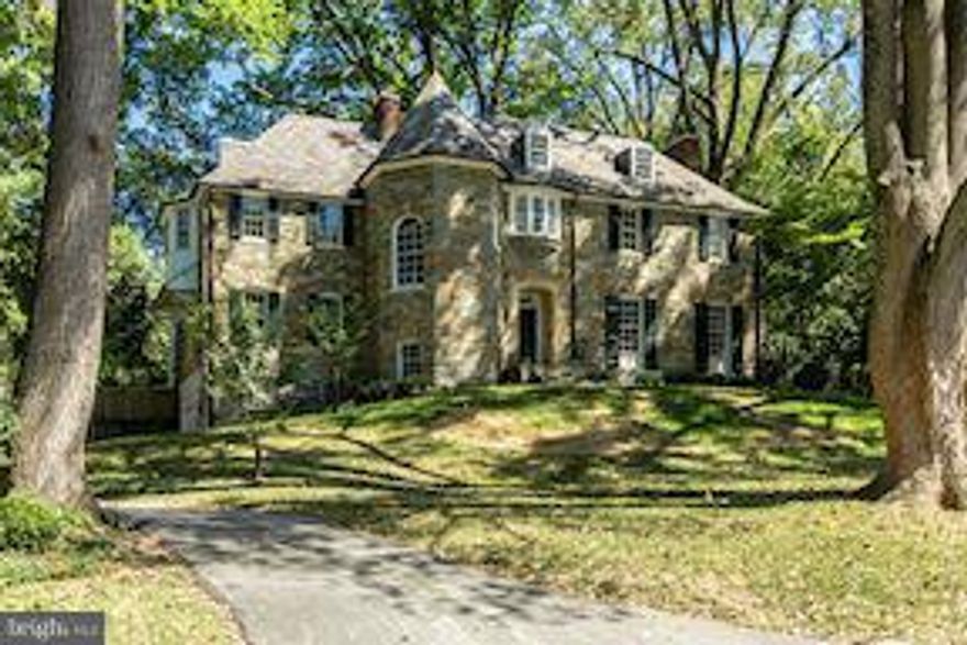 March 18: Below market opportunity--NEW PRICE! GREAT UPSIDE POTENTAL.This is a  very special house--a fine stone manse c. 1930  of impressive proportions in best location on a lovely lot w/  pool plus plenty of yard..Not offered for sale iin over 40 years and has been well cared for and maintained. Kit.& BA's ready for re-do.Excellent floor plan. Beautiful street presence.10 ft ceilings on 1st Fl.