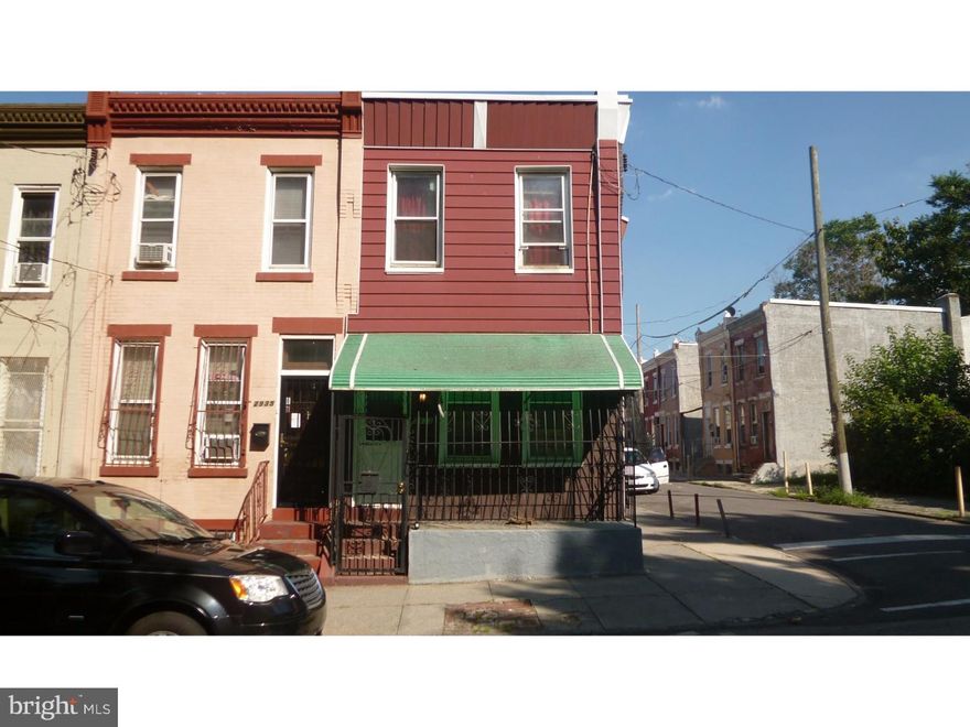 INVESTOR ALERT!  2 bed one bath corner property on a quiet street across from Fairhill Cemetery.  $2000 deposit and proof of funds will be required, AS IS addendum and buyer is responsible for u/o. Cash or hard money financing only. All offers will be presented.