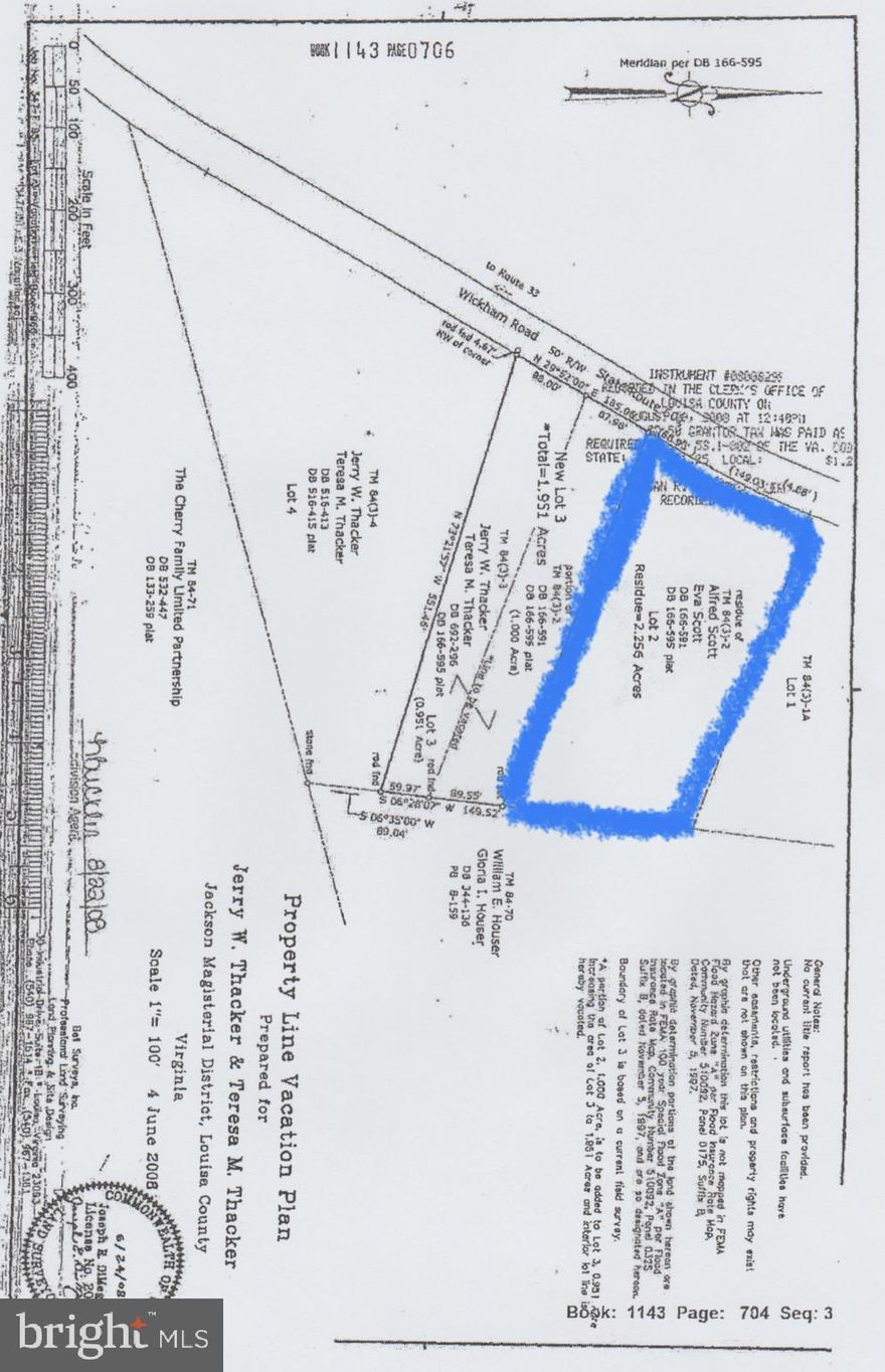 Back on market NO FAULT OF SELLER! Bring your builder to this beautiful and quiet wooded lot located off Wickham Road in Bumpass. 2.256 acres not far from Lake Anna, Montpelier or Louisa. 2023 soil work available, 3-4 bedroom conventional septic.