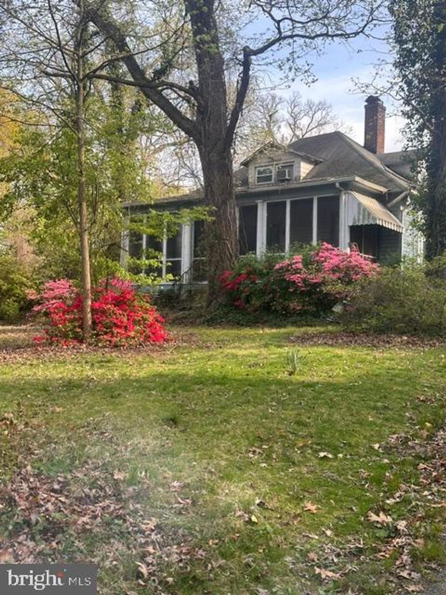 Coming Soon - Unlock the potential of this historic  3 level 1915 Cape Cod-style residence sitting on almost 2 acres, presenting a prime opportunity for investors to reimagine and revitalize. Set upon nearly 2 acres of fenced land, with a portion graced by gentle woods, this property offers a canvas for visionary investors to craft a modern masterpiece while preserving its timeless allure. Seize the chance to shape the future of this vintage gem into a lucrative investment venture.   Centrally located to BW Pkwy, 495, 295, and New Carrollton Metro.  AS IS Only