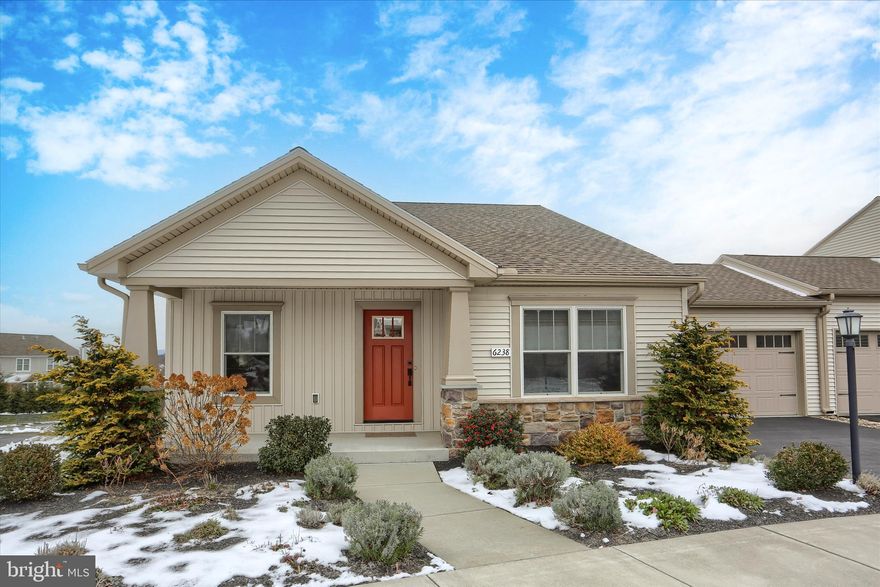 Here is your opportunity for all ONE LEVEL LIVING and no outside maintenance! This duplex home features 3 spacious bedrooms with the 3rd. bedroom in the lower level. This home offers flexible living spaces and modern finishes. The main level provides true one-level living with maple hardwood floors, a bright and open layout, two spacious bedrooms, two full baths and laundry room. In additional, there is a sun room/office space that leads out to the screen in porch and deck. The open floor plan of the home makes entertaining and living easy. Kitchen features large island, quartz counters, plenty of cabinet space and stainless appliances. The living room is home to the gas fireplace and stately mantle. The finished lower level expands your living area with a generous family room, an additional bedroom and another full bath. Perfect for guest, multi-generational living, or a private suite.  Additional unfinished space for all your storage needs. The Union Station Development offers walking paths, restaurants, hair salon and  the Beerded Goat Brewery. Close to other areas for all your shopping, dining and recreational needs. Call today for your private showing.