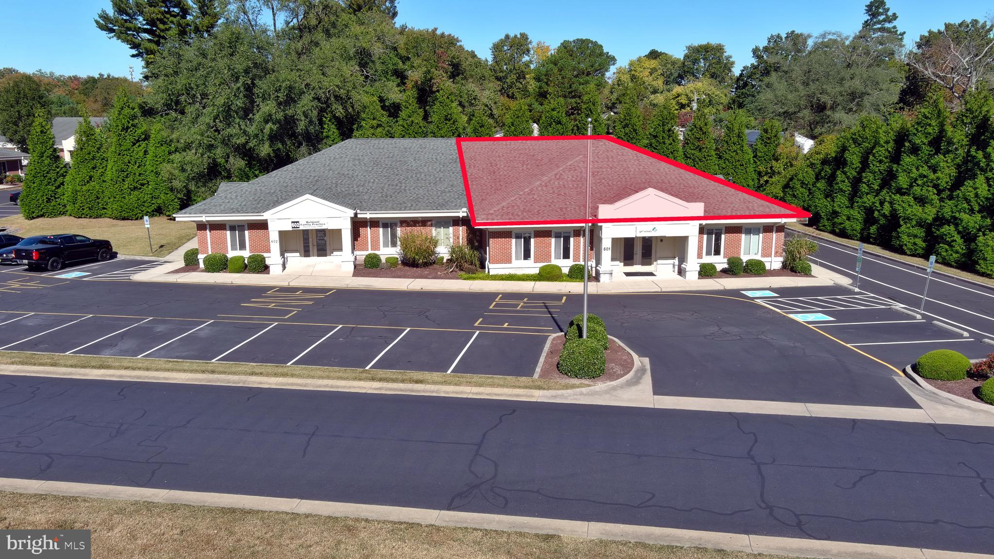 3,245sqft of Class A professional space visible from Rt50 Business in Salisbury, MD. Ample parking with a handicap lane, very easy to find as it’s the first unit in the complex when entering from Beaglin Park Drive (Main Entrance). Enter into the reception area with storage closet, through reception and immediately on your left and right are two large conference rooms. Continuing through the unit you’ll see two ADA bathrooms on the right, a bullpen area or call center to the rear and four private offices on the left. Multiple large storage closets and utility closets throughout. Unit is an end cap with additional windows and landscaping. We are also offering to lease this property. Call to inquire.