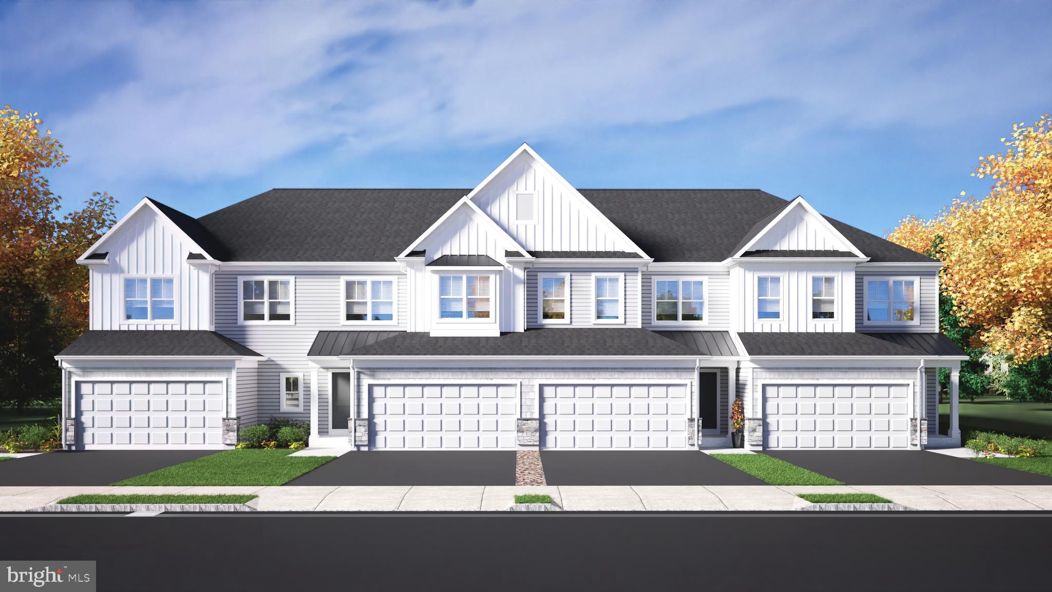 Welcome to The Reserve at Cross Creek by the award-winning JUDD Builders, a vibrant new home community in picturesque Glenmoore, PA. Renowned for its rolling hills and lush greenery, this idyllic setting is perfect for those seeking tranquility and a connection to nature. Enjoy easy access to nearby parks, trails, and recreational facilities—ideal for outdoor enthusiasts and active lifestyles.
Introducing The Bellini floorplan, a 3-bedroom townhome with a two-car garage for added convenience. Step into the foyer leading to a spacious family room and a well-appointed kitchen with a large center island. The dining area seamlessly opens to the family room, creating an inviting space for gatherings. Upstairs, the primary suite features a large walk-in closet and luxury bathroom, accompanied by two additional bedrooms, a bathroom, and a convenient laundry room.
The home also features a full walkout daylight basement, offering flexible space for storage, a fitness area, or when finished, a great TV room.
These thoughtfully designed townhomes are to be built, offering the perfect opportunity to personalize your living space at our award-winning Design Studio, where you can select interior finishes that reflect your style.
Conveniently located just minutes from grocery stores, shopping, and restaurants, The Reserve at Cross Creek blends suburban tranquility with modern convenience.