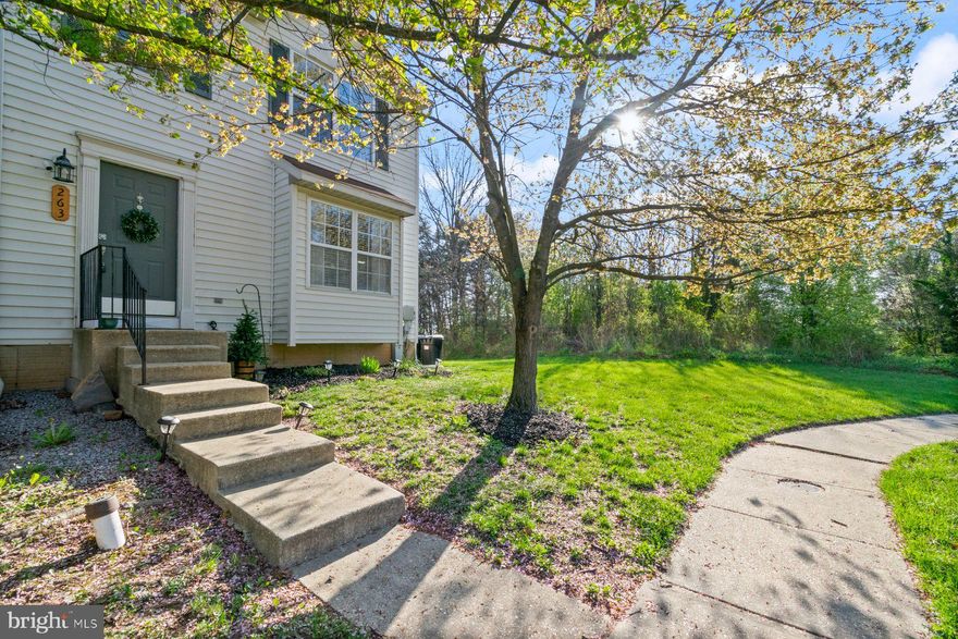 A charming move in ready 3 bedroom, 3.5 bath end-unit townhome, ready for you to call home, in a neighborhood where your neighbors are friends you just haven't met yet.  

You can see the pride of ownership as you enter this home. This end of group town home is on a quiet street and backs to the woods which provides a nice retreat from the hustle and bustle of everyday life.

This home's location is just a short drive from the Patapsco State Park, UMBC, CCBC - Catonsville. This lovely home features: hardwood and carpeted floors, kitchen, dining room, living room, , spacious deck off the dining area, two assigned parking spaces plus street parking. Walk-in to the inviting living room, where you begin your three level living. All this and a great location close to schools, shopping, restaurants, BWI, NSA, commuter routes & convenient and easy access to major highways, military bases, and Annapolis, Columbia and Baltimore.  Come take a look and call it YOUR NEW HOME! As wonderful as the home is, the area is equally as impressive! For your grocery needs, all are just a short drive away. Other shopping options are also in no short supply  Looking for a great day trip, drive to Patapsco State Park which offers a tranquil atmosphere or sit back and watch the deer in your own backyard.