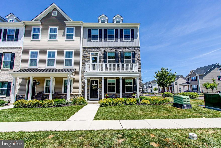Open floor plan, almost new construction just 10 minutes to Doylestown!  Premium corner lot in the rear of the neighborhood. Enjoy an end unit with side lawn and rear that backs to common grounds and tot-lot. Enter the front door to a large family room/game room and powder room with large windows. The attached garage is accessed from the rear. Travel up one level to the open floor plan and massive kitchen, dining area and great room. Stainless steel appliances, quartz counters, granite center island and stainless exhaust hood complete the gourmet kitchen. Dining options galore! Eat at the kitchen island, separate dining area or the large rear deck. Additional front deck for morning coffee or afternoon cocktails. Having front & rear decks gives you the option of sitting in the sun or shade! Also, a convenient powder room off the kitchen/family room area. Travel upstairs to the Main bedroom with a tray ceiling, ceiling fan, walk-in closet and en-suite bath. Two additional bedrooms have large closets and share the hall bath. Convenient laundry is also on this level (washer & dryer included).  High efficiency tankless water heater system for your comfort. Additional upgrades are ceiling fans in bedrooms, high quality paint (not builder grade), custom window treatments and a security system. Convenient location close to route 611, Wawa, Dunkin, hardware store and just 8 minutes to Doylestown