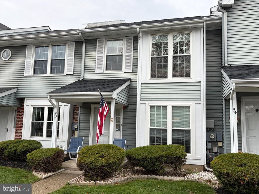 Major items have been replaced: Roof, windows, HVAC and hot water heater. This 2-story townhome features an eat-in kitchen, Dining room, Living room with a corner fireplace, powder room, plus a second floor spacious bath with soaking tub and separate shower. The large master bedroom has a vaulted ceiling and a full wall of closets. The second bedroom is a very generous size. Easy living with the HOA taking care of snow removal, lawn care. Enjoy the community pool and clubhouse plus the walking/jogging path that surrounds the entire community. Upstairs laundry, Huge storage closet, plus a great rear patio with more storage.