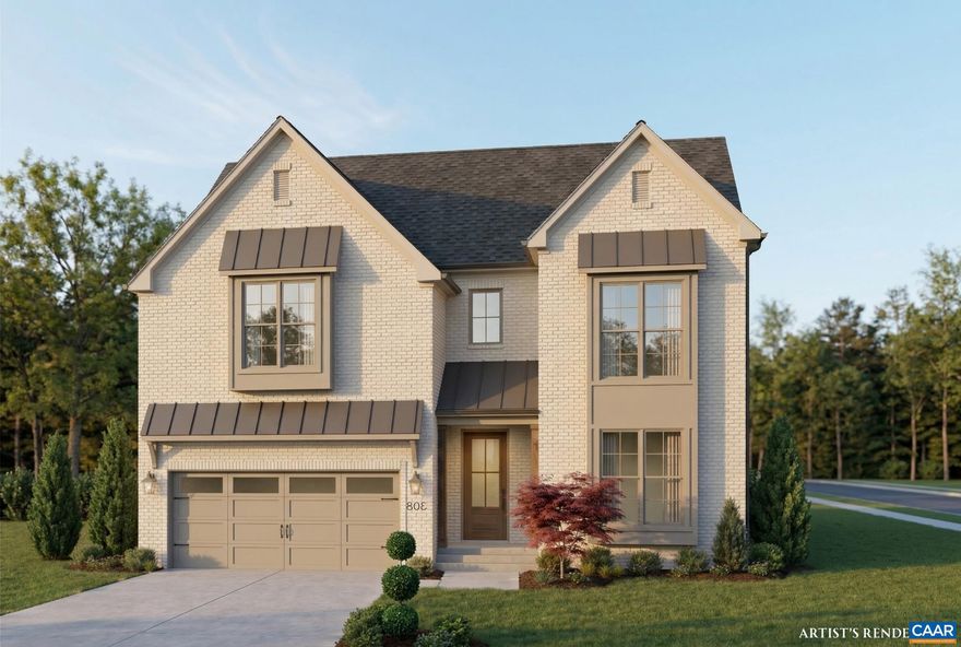 December 2026 completion--and selections are still open. In today's new construction market, a defined delivery date with room to personalize is exceptionally rare. This is that home.  The Mechum is the largest two-story floor plan in the collection, designed around an upstairs primary suite that earns its place: vaulted ceilings, a well-proportioned bath, and a walk-in built for the way you actually live. The main level centers on an open great room and kitchen designed for gathering, with flexible secondary spaces, a home office, playroom, formal dining, that adapt to the way you live.  Dunlora Village sits along the Rivanna River, minutes from Downtown Charlottesville and UVA. Wooded homesites, kayak launch, community firepit, and direct access to the Rivanna Trail. Selections are guided by our in-house team, a real conversation about how you want to live in this home,Granite Counter,Maple Cabinets,Painted Cabinets,Wood Cabinets