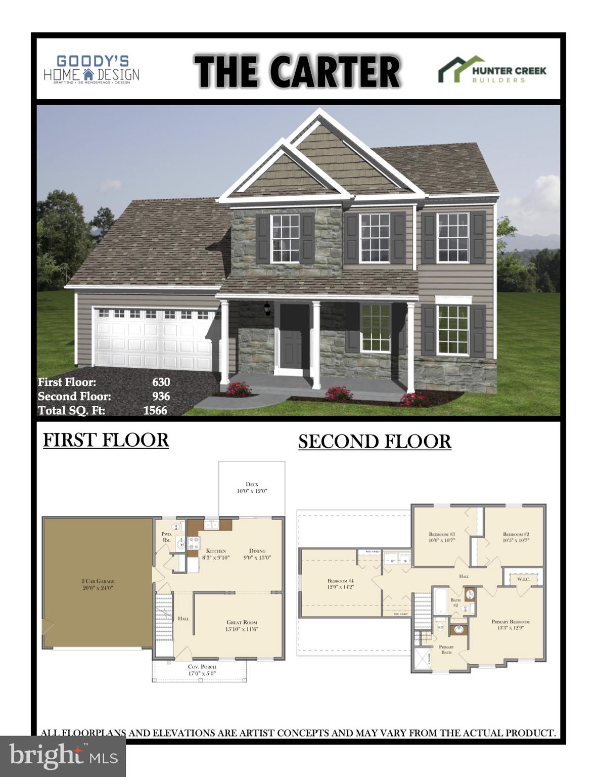 New construction in Hays Landing by Hunter Creek Builders! This 2-story detached home offers 4 bedrooms, 2.5 baths, a full basement, and a 2-car garage. Customize every detail to suit your style. Home includes LVP flooring, upgraded kitchen cabinets, and high-end building materials throughout. Spacious .37-acre lot with a level backyard—great for outdoor living. 1-year builder warranty included. Starting at $370,000, this is one of the best values in the area!