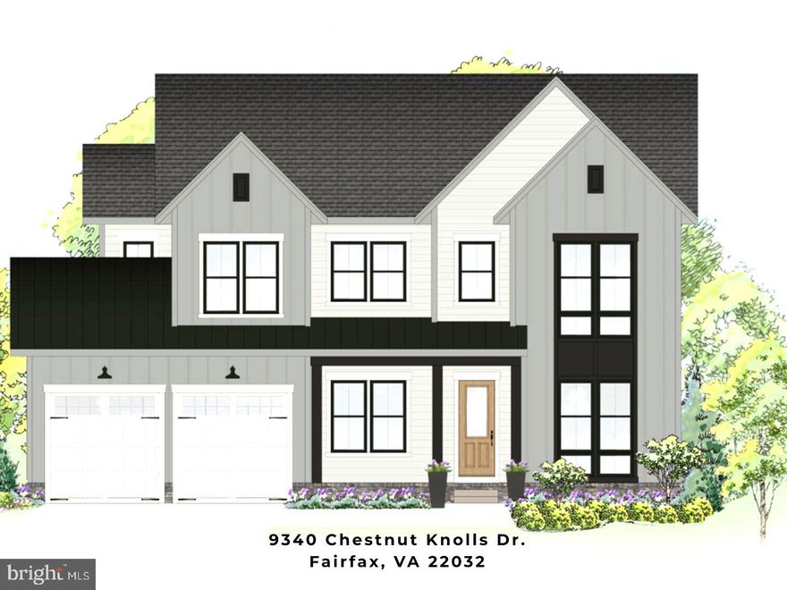 NEW CONSTRUCTION – STILL TIME TO CUSTOMIZE! Fairfax County Woodson High School Pyramid.
Over 7000  Sq. Ft. of Luxury Indoor and Outdoor  Living | The Executive Wedgwood  Model
Visit the Model Home:
📍 725 Lawton Street, McLean, VA 22101
🕛 Saturday & Sunday: 11-5 PM
📞 Weekdays by appointment—call Showing Contact Premier Homes Group LLC proudly presents 9341 Chestnut Knolls – The Executive Wedgewood Model

Experience exceptional new construction designed for modern luxury living in the highly sought-after Woodson High School Pyramid. This thoughtfully crafted Executive  Wedgewood Model offers extraordinary scale, elegant design, and seamless indoor-outdoor living.

Every level of this stunning residence features 10-foot ceilings, creating an open and airy atmosphere throughout. The home showcases a striking Modern Prairie elevation complemented by a professionally designed landscaping package that includes a 6-foot privacy fence on three sides and a 4-foot paddock fence connecting to the side of the home. The front yard features beautifully designed planting beds, while flagstone stepping-stone pathways provide access from the driveway to the side yard gate and from the deck stairs to the basement areaway.

The main living level offers an ideal balance of elegance and functionality. A welcoming foyer leads to a cozy living room, a private office with dramatic floor-to-ceiling glass walls and doors, and a main-level guest suite. Two powder rooms are conveniently located on this level — a formal powder room near the foyer and an informal powder room within the family foyer. The main living area opens through an impressive 16-foot extra-wide sliding glass door to a covered porch with privacy wall, which flows effortlessly to the expansive deck and deck extension.

The chef’s kitchen is a true centerpiece, featuring high-end appliances, abundant cabinetry, and generous storage, thoughtfully designed for both everyday living and entertaining.

Upstairs, the luxurious primary suite serves as a private retreat. It features two oversized walk-in closets with center islands, a gas fireplace, coffee station, and a private screened balcony—perfect for relaxing mornings or quiet evenings.

The lower level continues the home’s impressive amenities with an elevator rough-in for future convenience. This level includes a family room with a contemporary linear fireplace, an adjacent powder room, a full wet bar, and a spacious game room ideal for entertaining. A standout feature is the wellness retreat spa, complete with a hydration station, providing a luxurious space for relaxation and rejuvenation. A private lower-level guest suite adds additional flexibility for visitors or extended stays. Don’t miss the opportunity to customize and make this extraordinary home your own.
Search Google Premier Homes Group LLC – Northern Virginia to explore our full portfolio of luxury homes.*******Premier Homes Group LLC  reserves the right to change home types, features, specifications, materials, and pricing at any time without prior notice.*******