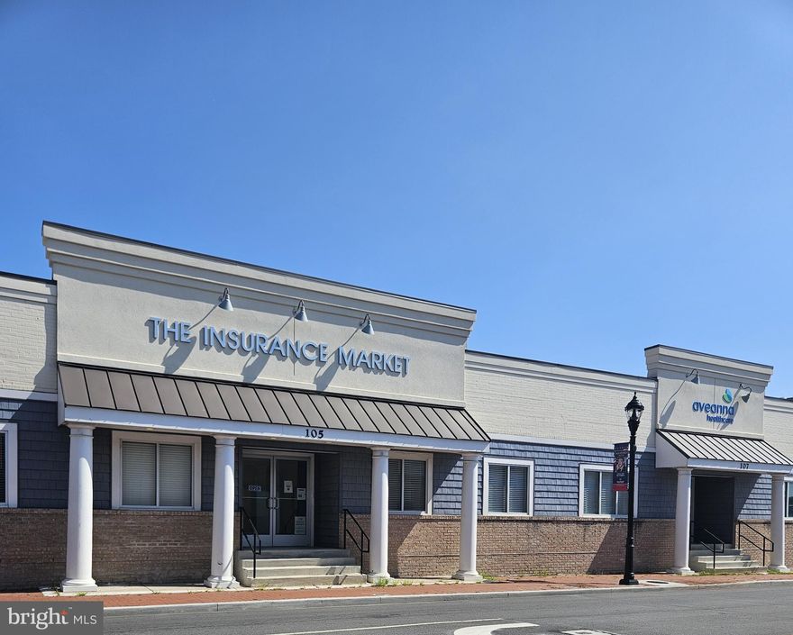 This is a beautiful, well maintained and recently renovated investment property located
in the heart of downtown Milford, DE! Boasting an annual income of over +/- $180,000 at NNN terms, this property offers significant investment and income potential to a qualified Buyer.
The property contains two Class A, well-established Tenants with recently renewed lease terms, offering sustainable income and a strong Tenant mix.
The property is located within Milford's Central Business District and is surrounded by prospering businesses and in close proximity to Route 13. The Central Business District offers multiple incentives through the City of Milford and State of Delaware such as Opportunity Zone and Downtown Development District grants.
**Seller will consider holding a 2nd mortgage to secure financing for a qualified Buyer.