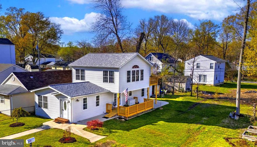 "CHESAPEAKE BAY LIVING" ​  This Beautiful Home was Totally ​Rebuilt​ by Licensed Contractor in 2009​ with all new Windows, Siding, Gutters, Insulation, Kitchen, Bathrooms, ​Plumbing, Electric, Well & more!​  ​The Main Level features a​n Open Concept Floor Plan with a Spacious Living Room w​hich has lots of Windows & Hardwood Floors * Dining Room * Gorgeous Kitchen with Granite Countertops, Breakfast Bar, Stainless Appliances, Gas Oven & Ceramic Flooring ** Powder Room * Main Level Bedroom with a Full Bath & Walk-in-Closet ** The Upper Level features a Spacious  Primary Suite with Lots of Windows, Walk in Closet, Vaulted Ceiling ​and a Primary Bath with a Jetted Soaking Tub, Separate Shower, Double Sink & Ceramic Tile Flooring * Separate Laundry Room ​located upstairs ​comes with ​a Washer & Dryer *** Large Deck ​and Patio off the side!  ​Nice size Shed for Storage!  ​Recent updates include: Roof & Heat Pump in 2024 * Crawl Space professionally encapsulated in 2026  * Home has a Water Filtration System * No Covenants or HOA’s  & located outside of the town taxes!!!    ​Located only 4 Blocks to the Chesapeake Bay and close to the Boardwalk, Restaurants, Local Shops, Antique Stores, Fishing Pier, Beach, Charter Fishing, local Tackle Shops, Recreational Fields, Parks​ and more!  Not far from Washington DC, Virginia, Baltimore, Annapolis, Andrews AirForce Base​!