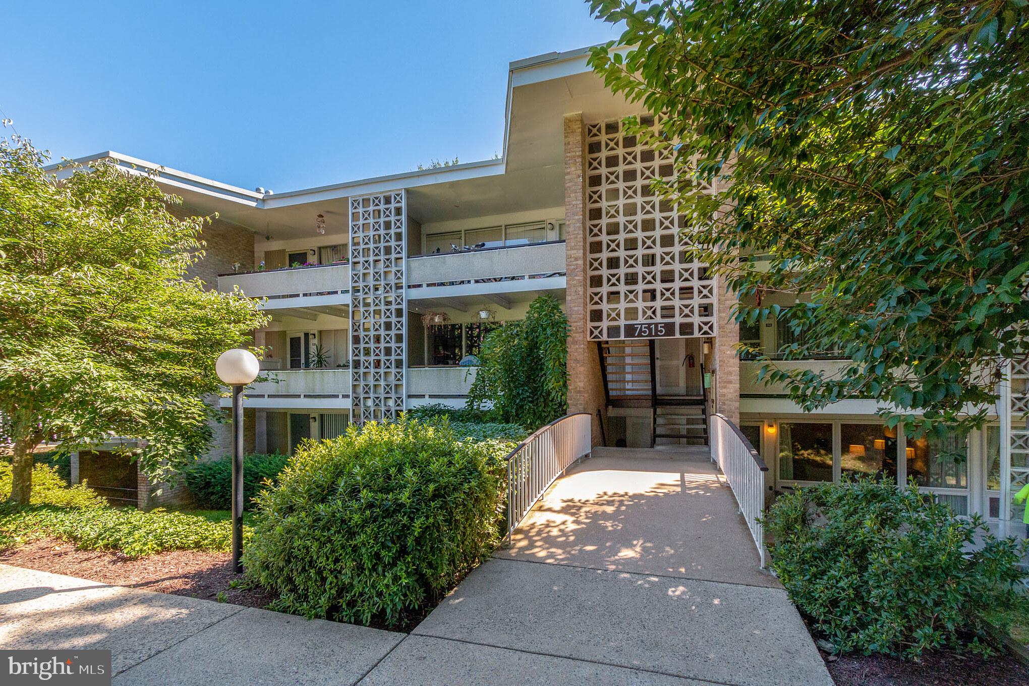 This lovely and spacious condo located in beautiful Bethesda has recent upgrades; i.e., entire unit painted, wood flooring in the living areas, carpet in three bedrooms/ laminate in the forth bedroom and recently renovated kitchen with all stainless steel appliances. It offers 3 bedrooms (master bedroom is 17x13 and the other 2 bedrooms are 13x10, 12x10) with master bath, hall bath, and a separate dining area. The master bedroom has a balcony to relax on while sipping your favorite beverage or you can unwind on your spacious patio just outside your front door. There is a bonus room to use as an office/den. Rent includes water and gas; you only pay electric. Washer and dryer located in the basement of the building. You are within walking distance to shopping, restaurants, hiking paths and minutes from GW Pkwy/I-270/I-495 and public transportation. Two parking spaces included and ample visitor parking. Don't miss out on this unit. Come take a look.
