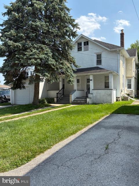 Rare opportunity to purchase two twin attached properties with adjacent back yards. These are separately deeded properties in Tredyffrin Township to be sold together. All property information (square footage, taxes, number of beds/baths, etc) for the two properties are combined in the listing information. Both properties have been updated (some newer windows, bathrooms, kitchens and/or appliances) and feature mini splits for heat and AC (4 for each unit-8 total), Located close to Target, Whole Foods, Nudys, and more as well as train and major transportation routes. Property is zoned C1. It can remain as non conforming current residential use (both 332 and 334 have been rented in recent years) or commercial use. Buyer to do due diligence on Township guidelines. This is a unique opportunity in an excellent location.