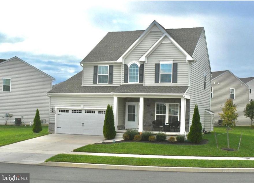 Step into comfort and style in this stunning Florence model located in the highly desirable High Hook Farms community. With its charming stone exterior and inviting front porch, this home offers the perfect blend of curb appeal and modern living. Inside, you’ll find 3 bedrooms and 3.5 bathrooms with a bright, open layout designed for both everyday living and entertaining. Beautiful hardwood floors flow from the foyer through the main level, leading to a spacious living area, an eat-in kitchen with a large island, and a generous family room complete with surround sound speakers and a ceiling fan.

If you’ve been considering new construction, this home delivers many of the upgrades builders typically charge extra for: granite countertops, a fully finished basement with a full bath, and a versatile upper-level loft already in place. Step outside to enjoy the maintenance-free deck overlooking a beautifully manicured lawn, creating the perfect space for relaxing or hosting guests.

This move-in ready home offers the modern features you want without the wait of building — all in one of the area’s most sought-after neighborhoods.