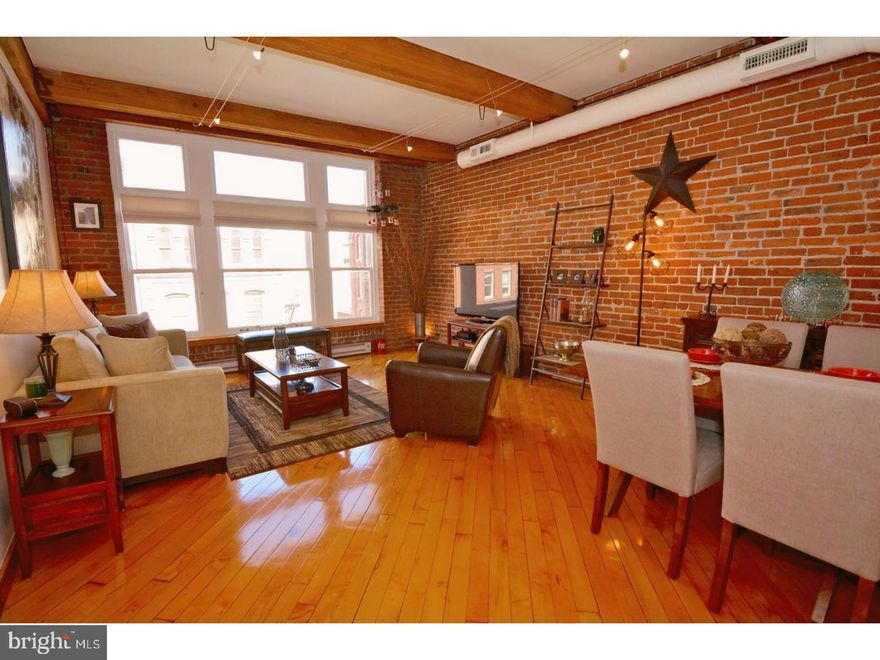 This is city living at its best. HOA fee included in rent!! This newly redone 1 bedroom, 1 bath condo is in vibrant Old City, Philadelphia with Condo fee included in rent. The property itself features a large living room & dining room combination with beautiful newly re-finished hardwood floors. There are floor to ceiling windows in the front for a wonderful view the nearby city life and plenty of natural light. The unit has a bedroom area with a three quarter height wall for privacy but also to keep the open feel and natural light flowing. There is a 3 piece ceramic tiled hall bathroom with nice sized hall closet for storage. The kitchen is a modern finish with a classic feel. All the appliances are stainless steel, granite counter-tops and loads of newer cabinets. There is a large pantry and a storage cabinet with the washer and dryer inside. The exposed brick wall runs from front to back of the entire unit with 10+ foot ceiling to give it that open & modern flow. There are large exposed beams with modern lighting and exposed air vented painted white to accent the brick wall. All of this and you haven't stepped outside just yet. The unit is located steps from many restaurants, shops and nightlife. It is also a block from the Chestnut Street overpass to Penns Landing waterfront. This unit truly has everything you need within walking distance. Hoa Fee Is Included In Rent Along With Refrigerator, Washer & Dryer., Compactor,Dishwasher & Range.