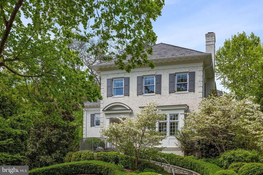 This one-of-a-kind Jim Gibson build, flawlessly designed by GTM Architects. Built in 2012, this stunning residence features 9,000sq/ft of gorgeous interior living space boasting large-scale rooms and custom finishes throughout . Main Level enters to elegant Foyer, and showcases an open floor plan between the Family Room / Dining Room which seamlessly connects to a gourmet Chef’s Kitchen through pocket doors; Kitchen features large center island, top-of-the-line appliances, ample storage, spacious Pantry, Bar Area, and Breakfast Seating with bay windows. Level also includes spacious Study / Library with fireplace, Private Office, Powder Room, Coat Closet, and Elevator servicing all floors. Expansive Second Level Primary Suite offers gracious, light-filled Bedroom with beautiful bay windows overlooking backyard, 2 large Walk-in Closets with built-ins, and spa-like En-Suite Bath with  soaking tub, separate shower, water closet and dual vanity; spacious Laundry Room conveniently situated at end of hall. Bedrooms #2-5 all enjoy their own en-suite Full Baths, including Guest Suite in Lower Level. Lower Level with high ceilings offers sleek Media Room with Pool Table, Exercise Room / Bedroom #6; level features separate front access. Basement Level includes Foyer with several storage closets and access to 2-car Garage.