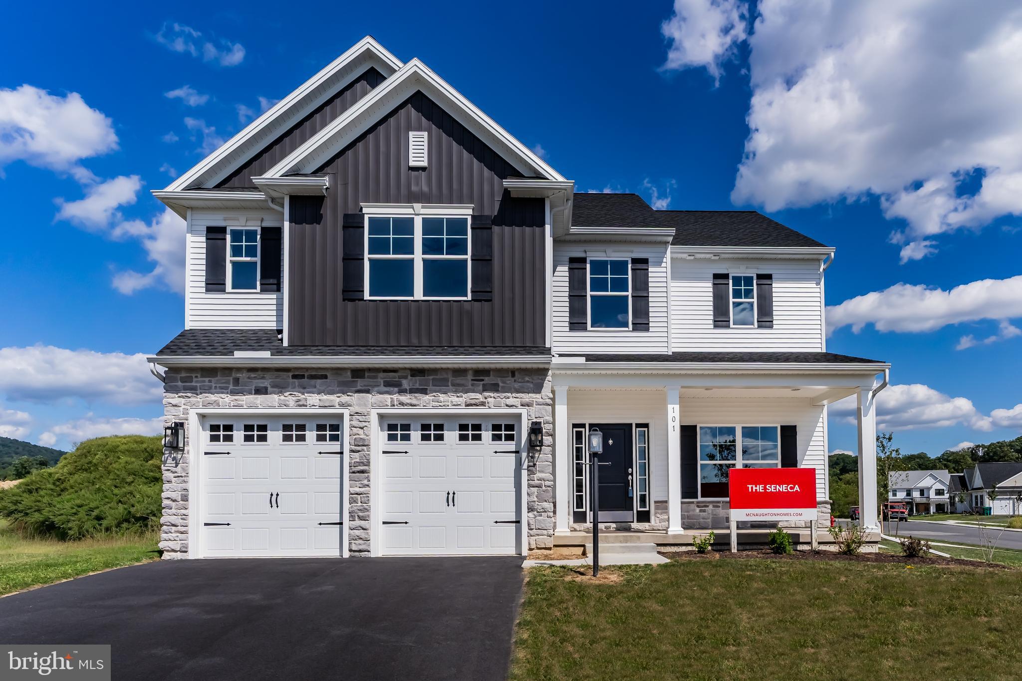 Welcome to Parkway Farms, an exclusive community crafted by McNaughton Homes where luxury meets tranquility! Step into The Seneca model, an exquisite residence offering over 2500 square feet of thoughtfully designed living space. This home features 4 spacious bedrooms, providing ample space for your family to thrive and find their own sanctuary within its walls. With 2 1/2 baths, convenience is assured, making morning routines and evening relaxation a breeze. Park with ease in the attached two-car garage, providing both security and storage for your vehicles and outdoor gear. The heart of this home is the gourmet kitchen, equipped with modern appliances, ample storage, and a central island – perfect for meal prep, entertaining guests, or enjoying casual family meals. Embrace the beauty of nature with breathtaking panoramic views of the majestic Blue Mountains right from your doorstep. Whether you're sipping morning coffee on the patio or winding down in the evening, these views will captivate and inspire.
Experience the convenience of living close to shopping centers, restaurants, and all major routes while still enjoying the serenity of your surroundings. Don't miss this opportunity to elevate your lifestyle and make The Seneca at Parkway Farms your new home. Contact us today to schedule your personal tour and discover the epitome of luxury living!