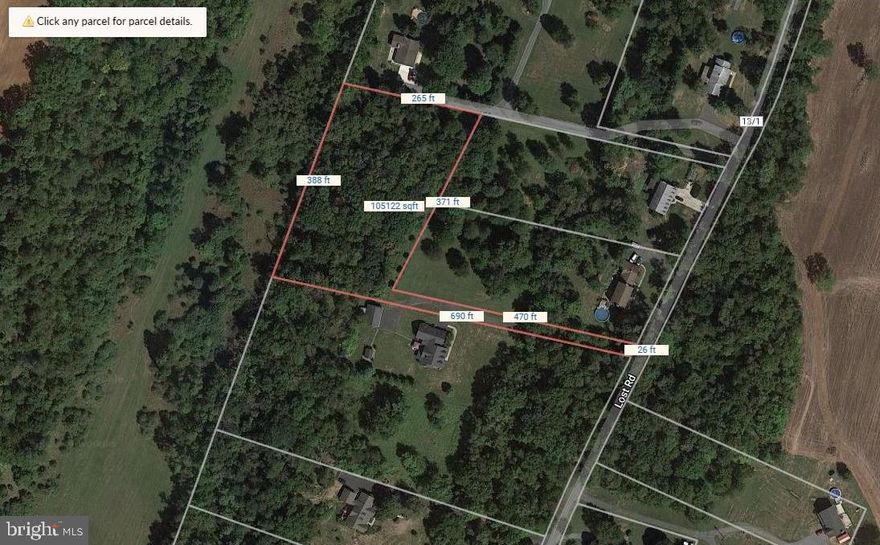 Haven't been able to find your home of choice in this tight market with low inventory?  Here is your opportunity to take advantage of this great location!  Bring your house plans, this property is waiting for you to call it home.  Just off I-81 exit 13, this secluded 2.41 acre wooded parcel backs to farmland. It is difficult to get a more convenient location with no HOA fees! There are Covenants and Restrictions, but no HOA.  An established neighborhood, the surrounding homes are all custom built and have been in place for a number of years.  The driveway is shared with only one neighbor.  Call today for more information!