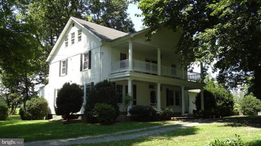 Own a piece of History--Wildwood circa 1869.Remarkable 57+ acre farm waiting for you to come enjoy. Rolling hills,open land w/ trees in all of the right places make it the perfect setting. Authentic wood work through out home. Covered Porches both up & down. Stone patios, walls & koi pond. Heating system--Taylor Water Stove. Skeet range.  Check into Family subdivision potential.