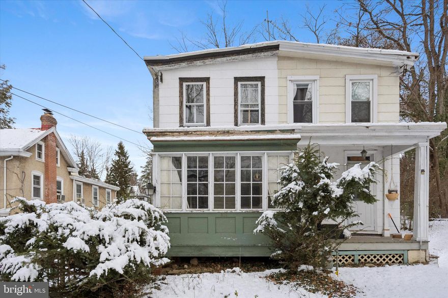 Opportunity awaits in Elkins Park. This twin home offers strong potential for an investor or homeowner looking for a full renovation project. The main level features a living room, dining room, and kitchen. Upstairs you’ll find two bedrooms and one full bath, the back bedroom includes an additional bonus room that works well as a sitting room, office, or large walk-in closet (accessible through the second bedroom). The property needs significant work throughout, but the location provides real upside. Just minutes from the Elkins Park and Melrose Park regional rail stations, local parks, the SEPTA bus line, and easy access to Cheltenham Ave, Route 611, and shopping along Old York Road. A great opportunity to restore a home in a convenient and desirable Montgomery County community.