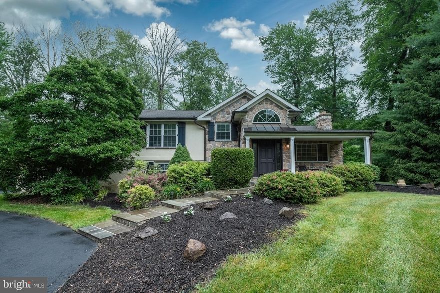 Cul De Sac location in award winning Tredyffrin/Easttown School District on a sought after street in Easttown Township. Open floor plan with Foyer, Living Room, Kitchen and Great Room.  The kitchen features gorgeous custom maple cabinetry, unique custom island with plenty of storage space, tumbled basket weave stone back splash, granite counters, Brazilian Tiger Oak Flooring  and stainless steel appliances. Large custom Bar height peninsula with seating for four which opens to Dining area and Great Room. Bright open Great Room features vaulted and custom open beamed ceiling with a gas fireplace and spectacular views of the backyard. A cozy office completes this floor.

Spacious Main Bedroom Suite includes his/her closets, walk in closet with built- in cabinetry, ornate ceiling fan and beautiful custom Botticino marble bath with large walk in shower. Second floor laundry is roughed in with plumbing and electric.  French doors open to Juliette Balcony with panoramic views of rear yard. Three additional Bedrooms all nicely sized complete the second floor.

The lower level features fully finished Bonus Room ideal for a second Family Room, Theater, Office, or Play Room. Large Laundry/Mud Room with built in cabinets and access to two car attached garage. Garage is wired for EV.

The level backyard is an oasis featuring pool, hot tub and two large decks perfect for Summer entertaining or a retreat for quiet moments. The mature landscaping offers total privacy.  Pool, hot tub and equipment being sold in “As Is Condition”. Whole house Generac Generator is included.

Conveniently located near shopping, restaurants, schools, Upper Main Line YMCA, Airport  and major roadways.

Photos will be published before Open Houses.