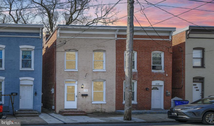 Beautifully updated! This lovely historic duplex in downtown Frederick is full of charm and character! Close to all that downtown Frederick has to offer, this home is situated in a great commuter location. Walk to all the fantastic amenities in Frederick--Carroll Creek, Baker Park, the library, restaurants, shops & festivals. Step inside this freshly painted home to the charming family room featuring luxury vinyl plank flooring. The gourmet eat-in kitchen features updated stainless steel appliances, granite countertops, and upgraded 42-inch cabinets. A convenient powder room completes the main floor.

The outdoor space is a private retreat! Enjoy your morning coffee or summer grill-outs on the spacious covered deck, which overlooks a fenced-in backyard shaded by mature trees. Beyond the fence, the property continues with additional yard space—perfect for gardening or play—and a large shed for all your storage needs.

On the upper level, you’ll find two spacious bedrooms--each upgraded with a ceiling fan-- and a updated full bathroom featuring a large linen closet. The primary bedroom features dual closets and access to the private balcony. The lower level provides plenty of space for storage and has washer and dryer hook-ups.