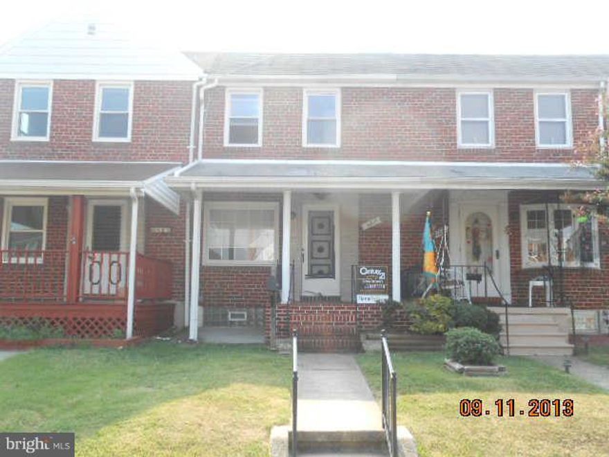 Fannie Mae Homepath home. Buy for as little as 5% down. Property is approved for homepath Renovation Mortgage Financing.  This is an all brick home in the Graceland Park area. Enjoy generous room size, large living area, wood floors and a fully finished basement. Use large fenced yard as added outdoor living space for warm weather fun! Just minutes from 95 and Harbor View Park.