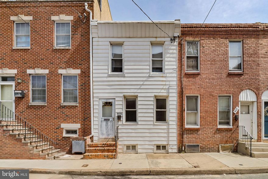 Opportunity knocks at 805 S Bambrey Street - a sweet two-story row home featuring 2 bedrooms, 1 bathroom, a cozy yet functional layout and a sizable back yard. Tucked away in the highly sought-after Devil’s Pocket neighborhood, there's nothing but opportunity for both homeowners and investors. Devil’s Pocket is one of Philadelphia’s best-kept secrets, a small yet vibrant enclave bordering Graduate Hospital and the Schuylkill River Trail. Residents enjoy the walkable proximity to Center City, while still benefiting from a quieter, community-oriented atmosphere. The demand for housing in this area remains strong due to its proximity to major job hubs and its charming, historic appeal. Whether you're looking to renovate for yourself or add to a rental portfolio, 805 S Bambrey Street presents a great opportunity in a high-appreciation neighborhood. Don't miss out on this chance to own a piece of Philadelphia’s hidden gem—schedule your showing today!
