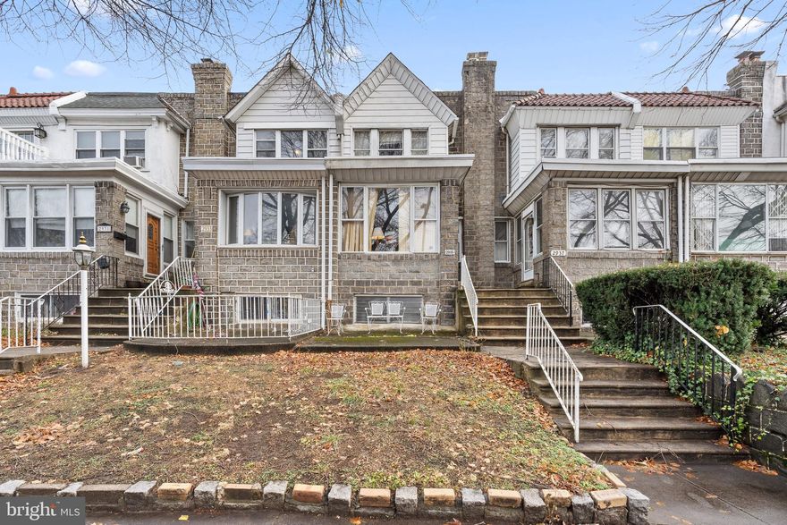 Welcome to 2935 S Broad St. This large  stone row home is ready to be brought back to life. Perfectly situated just off Broad St and Packer ave, this home is walkable to the stadiums! Park out front on the private street or out back under the rear deck and enjoy your new home. Inside you are welcomed by a large front porch or potential mud room, leading you to  a spacious living room/dining room and your open kitchen. The second floor offers 3 bedrooms a full bath and ample closet space. In the basement you will find tall ceilings perfect for a finished space as well as access to the rear parking and garage. Schedule your showing today and start creating your home tomorrow.