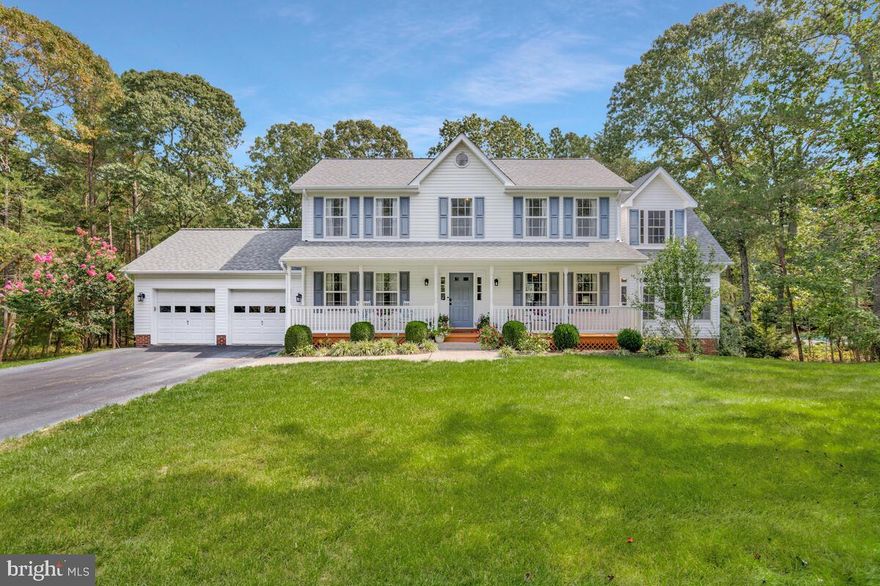 Original owners are ready to share this beautiful, meticulously cared for and updated home with new Buyers. Tucked away on a beautiful one acre lot, with open front and back yard space to enjoy, along with many mature trees offering privacy. Lots of space to spread out inside and out. Gleaming hardwood floors on the Main Level, oversized Living Room, huge light filled Sun Room with gas fireplace. Remodeled kitchen with custom cabinet touches, granite and recent stainless appliances.   Breakfast area overlooking the woods.  Easy access to maintenance free deck built in 2022.Upper level offers large Primary Suite with Sitting area, two closets and Primary Bath renovated in 2022. Three additional bedrooms featuring brand new carpet and paint.  Lower level features unfinished basement with rough in for a full bath, windows and double door to the back yard.  Blank canvas for you to create whatever your heart desires. Existing treadmill can convey if Buyer wishes. Roof  new in 2016, LL Hvac 2025, Leaf Guard system on the house, Automatic Rain lawn irrigation system-front, side and back yards. Paved driveway with lots of parking. 
Quiet mid county community with easy access to Rt 4 and minutes to elementary school. Truly ready for you to move in and enjoy. No "fixxin up" necessary!!!  
Sellers prefer an after the holidays settlement or a brief rent back, but also willing to be flexible.